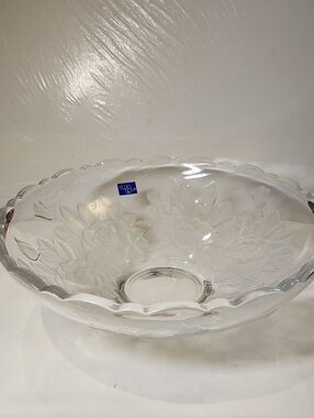 Vintage Mikasa  Studio Nova Crystal Serving Bowl
